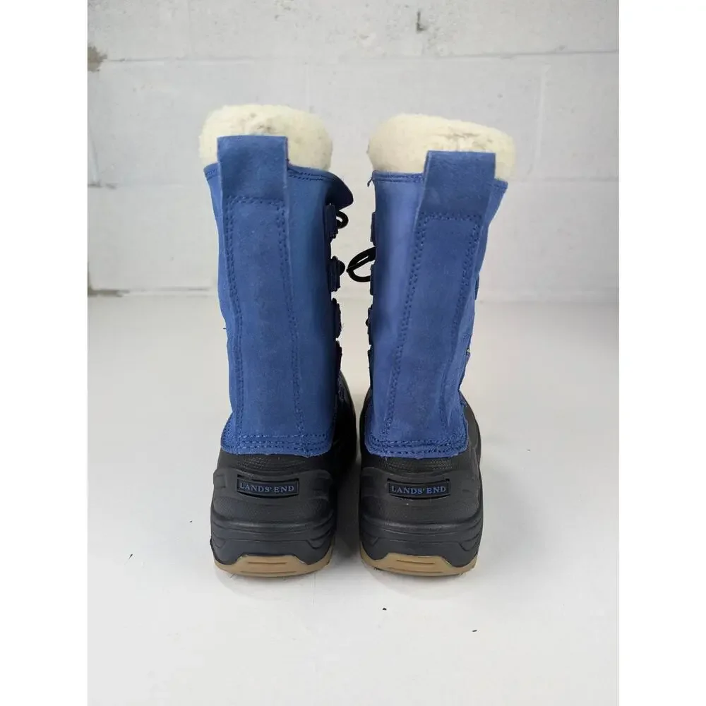 Land's End Youth Size 2 Blue Expedition Boots